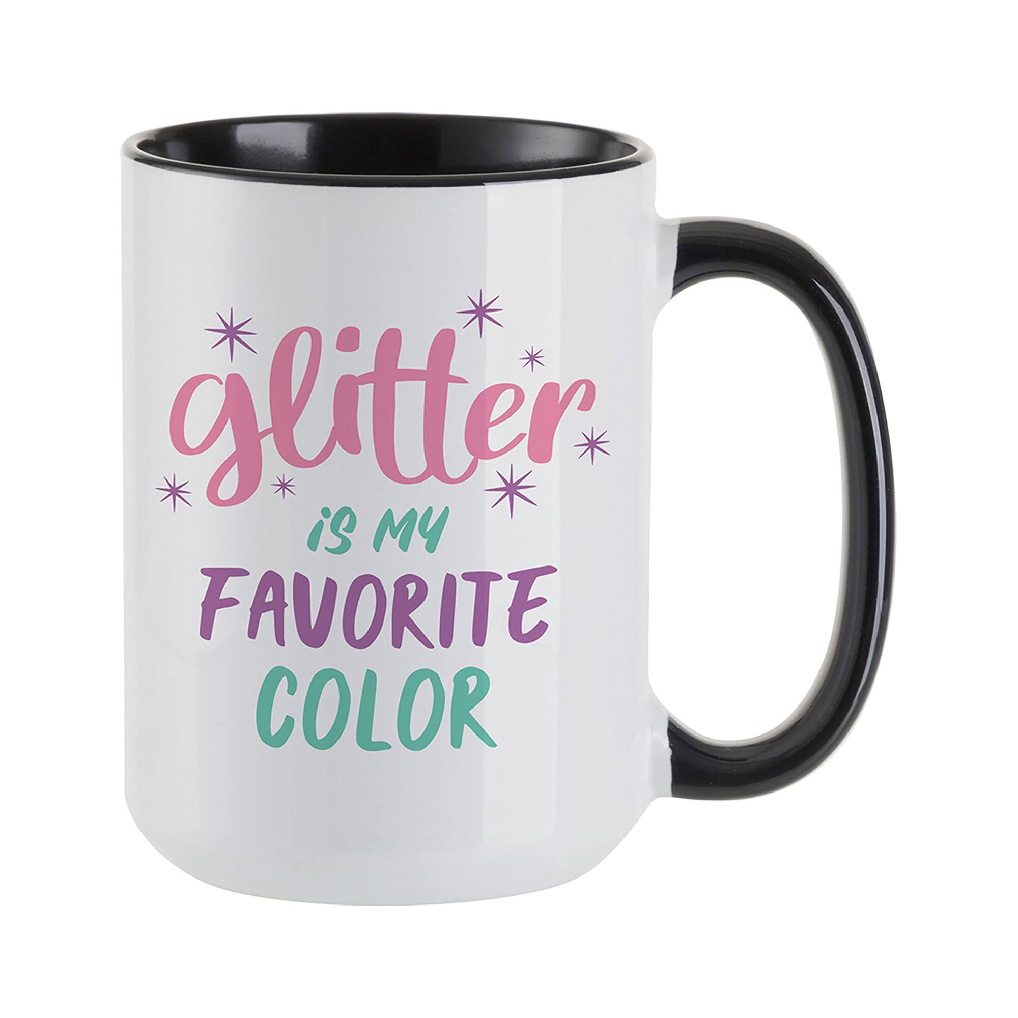 Craft Express 6ct. 15oz. Black Sublimation Two Tone Mugs